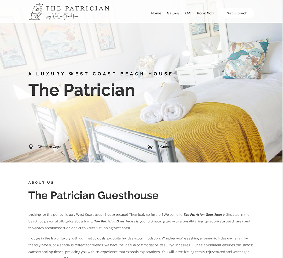 The-Patrician-website The Patrician website